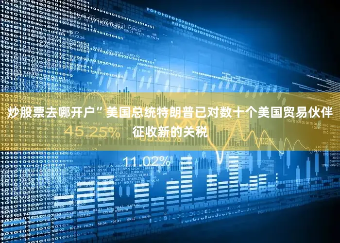 炒股票去哪开户”美国总统特朗普已对数十个美国贸易伙伴征收新的关税